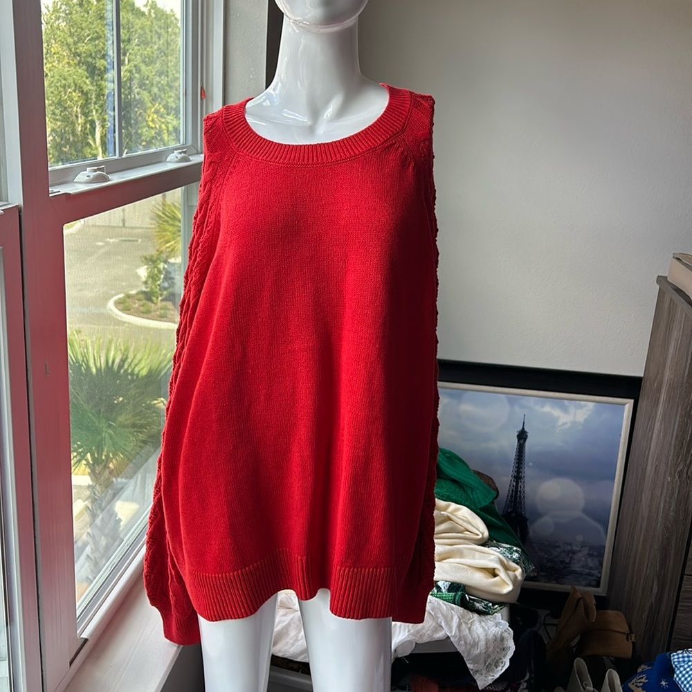 LANE BRYANT WOOL BLEND SWEATER SHIRT TOP SIZE 26/28 NWOT